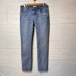 Frame Jeans Womens Size 29 Alemany Grind Light Washed Skinny Cotton Blend